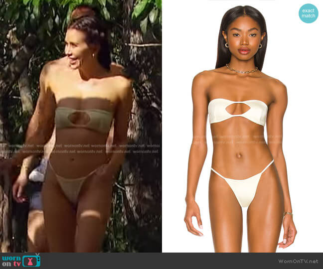 Indah Bass Bikini Top worn by Gabriela Windey on The Bachelorette