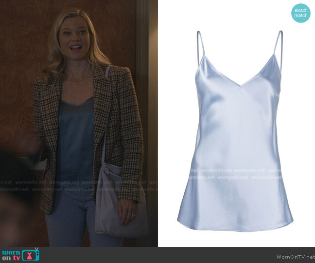 Joseph V-neck silk top worn by Barbara Whitmore (Amy Smart) on Stargirl
