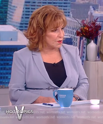 Joy’s embellished waist blazer on The View