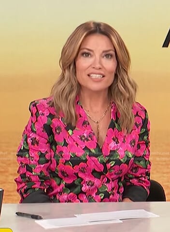 Kit’s floral blazer dress on Access Daily