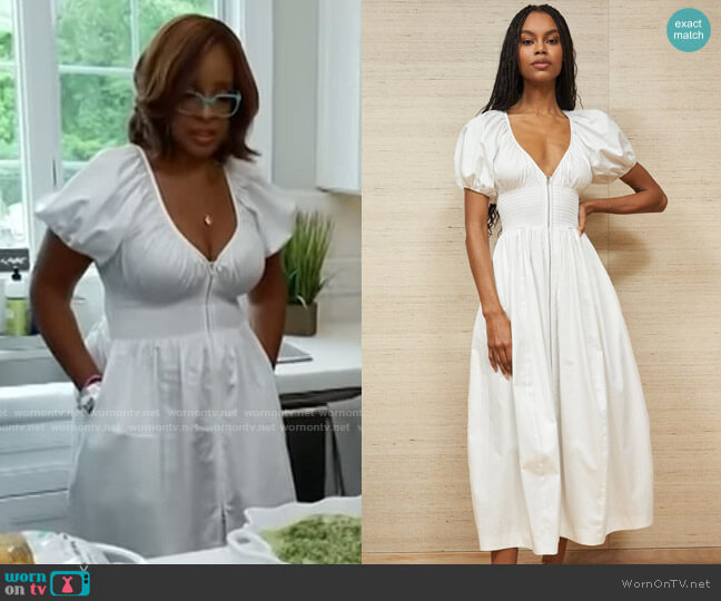 La Ligne Celina Dress worn by Gayle King on CBS Mornings