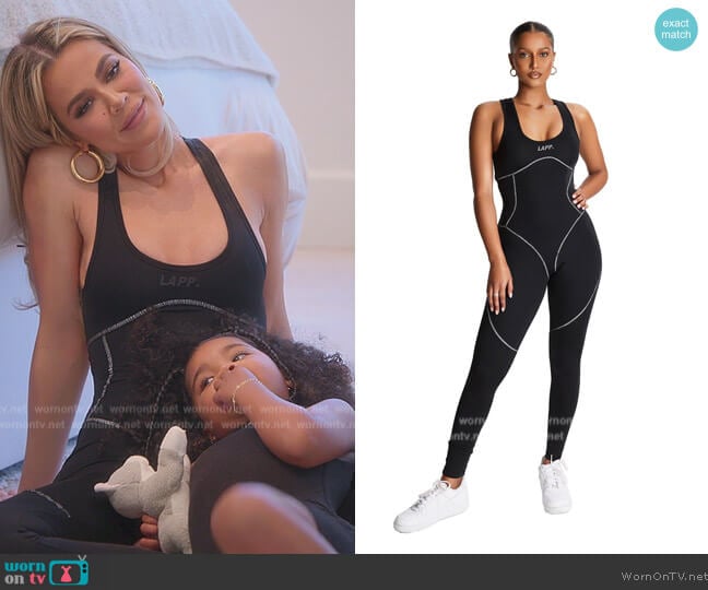 Lapp Body Contour Jumpsuit worn by Khloe Kardashian (Khloe Kardashian) on The Kardashians