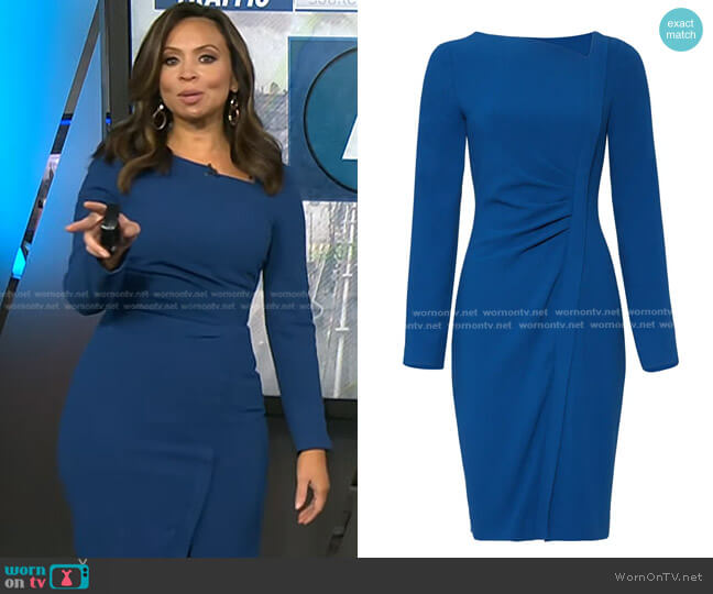 L.K. Bennett Angela Dress worn by Adelle Caballero on Today