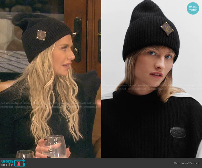 Louis Vuitton LV Beanie worn by Dorit Kemsley on The Real Housewives of Beverly Hills