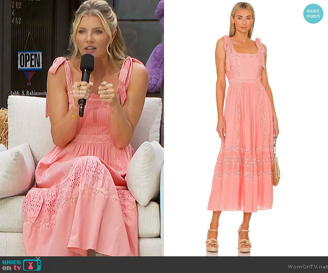 Love Shack Fancy Ayala Dress worn by Amanda Kloots on The Talk