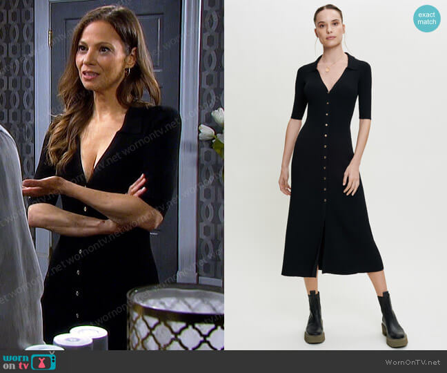 Maje Sally Knit Dress worn by Ava Vitali (Tamara Braun ) on Days of our Lives