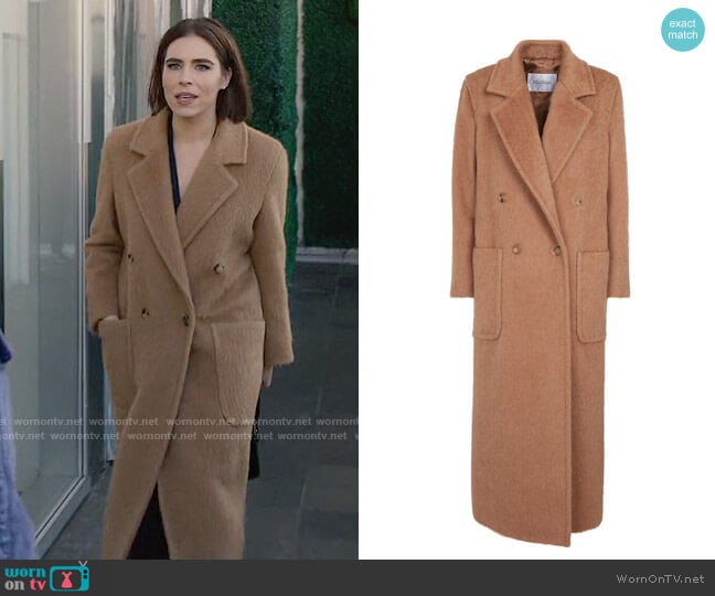 Max Mara Diana Coat worn by Rachel Friedman (Alexandra Turshen) on Partner Track