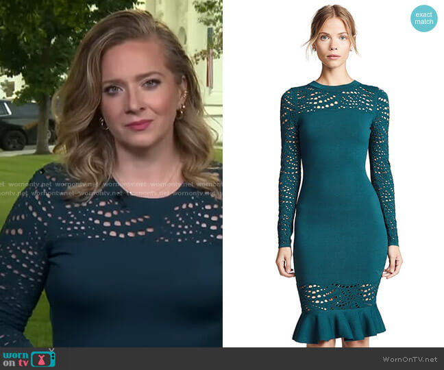 Milly Pointelle Mermaid Dress worn by Christina Ruffini on CBS Mornings