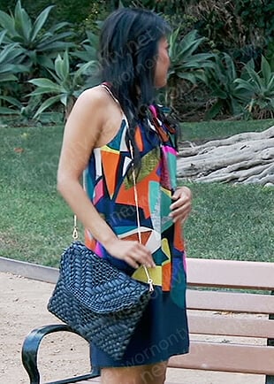 Mrs Yu black clutch bag on General Hospital