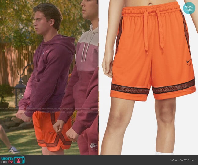 Nike Fly Crossover Basketball Shorts worn by Robby Keene (Tanner Buchanan) on Cobra Kai