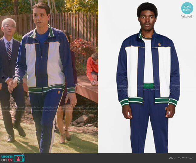 Nike Heritage Tennis Jacket worn by Daniel Larusso (Ralph Macchio) on Cobra Kai