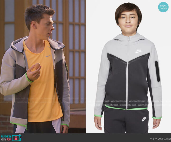 Nike Sports Tech Fleece worn by (Jacob Bertrand) on Cobra Kai