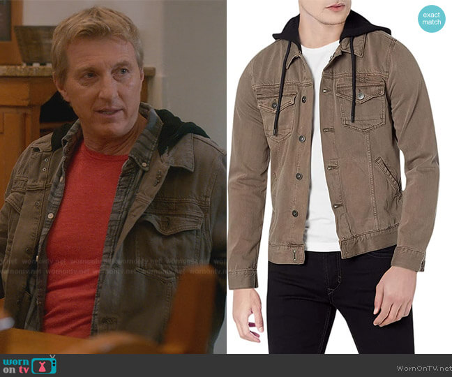 Paige Scout Jacket W/Hood worn by Johnny Lawrence (William Zabka) on Cobra Kai