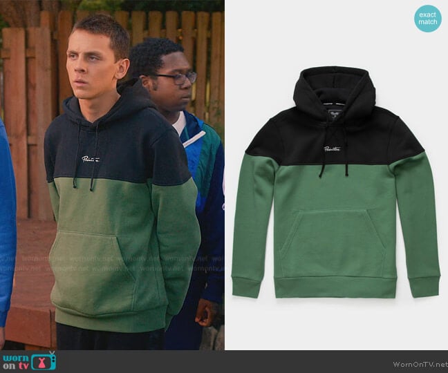 Primitive Pacer Mens Hoodie worn by (Jacob Bertrand) on Cobra Kai