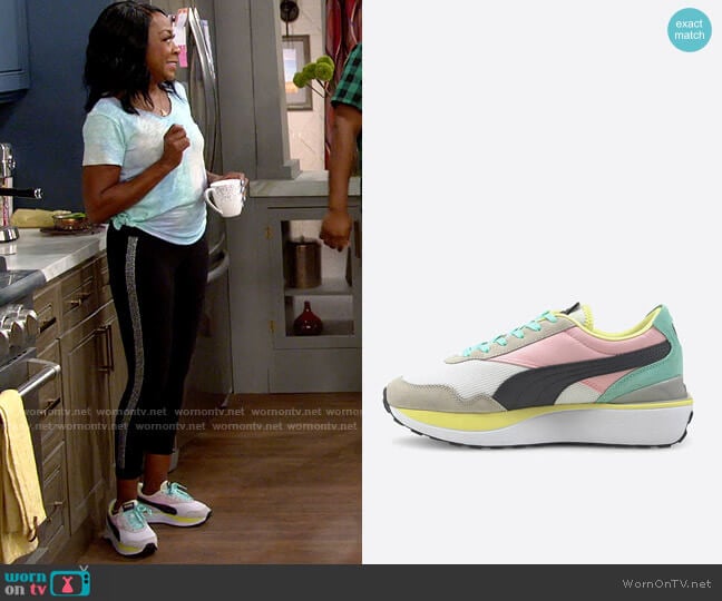 Puma Cruise Rider Sneakers worn by Tina Butler (Tichina Arnold) on The Neighborhood