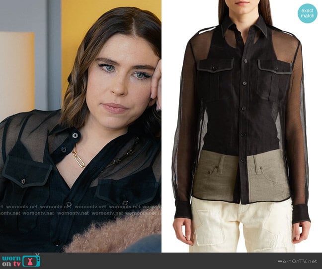 Ralph Lauren Glenn Shirt worn by Rachel Friedman (Alexandra Turshen) on Partner Track