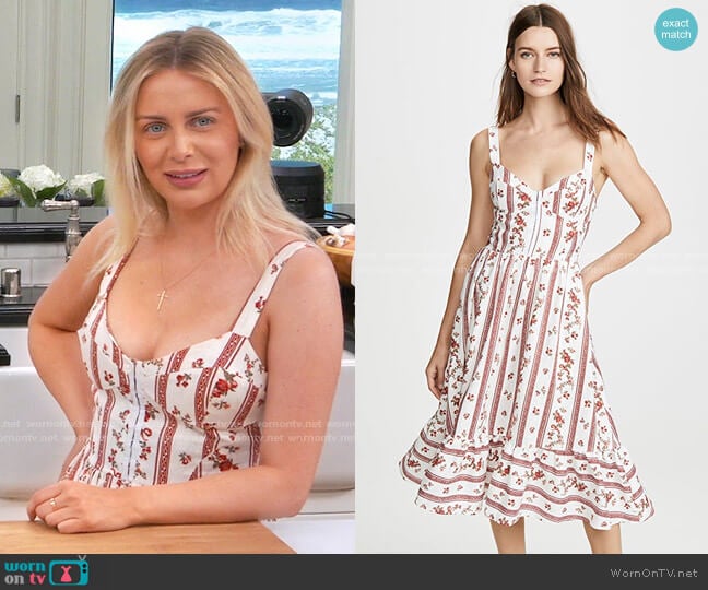 Reformation Dolci Dress in Vienna worn by Raquelle Stevens on Selena + Chef