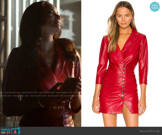 Retrofete Willa Dress worn by Mackenzie (Rochelle Aytes) on Monarch