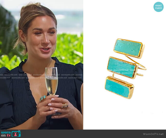 Robyn Rhodes Suki Ring worn by Rachel Recchia on The Bachelorette