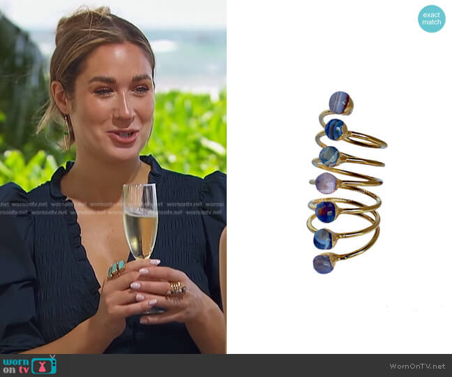 Robyn Rhodes Bobbie Ring worn by Rachel Recchia on The Bachelorette