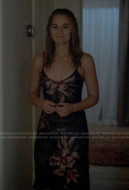 Sam’s floral slip dress on American Horror Stories