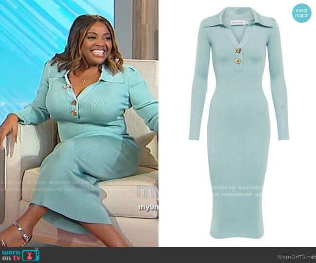 Self Portait Knitted Midi Dress worn by Sherri Shepherd on Sherri