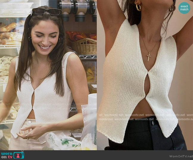Rumours Prince Street Top worn by Paige DeSorbo on Southern Charm