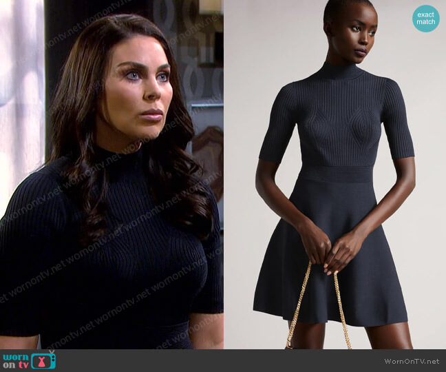 Ted Baker Viviiyy Skater Dress worn by Chloe Lane (Nadia Bjorlin) on Days of our Lives