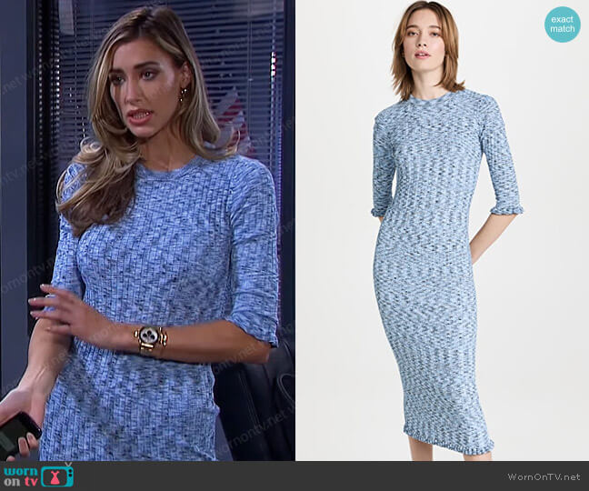 Veronica Beard Richie Knit Dress worn by Sloan Peterson (Jessica Serfaty) on Days of our Lives