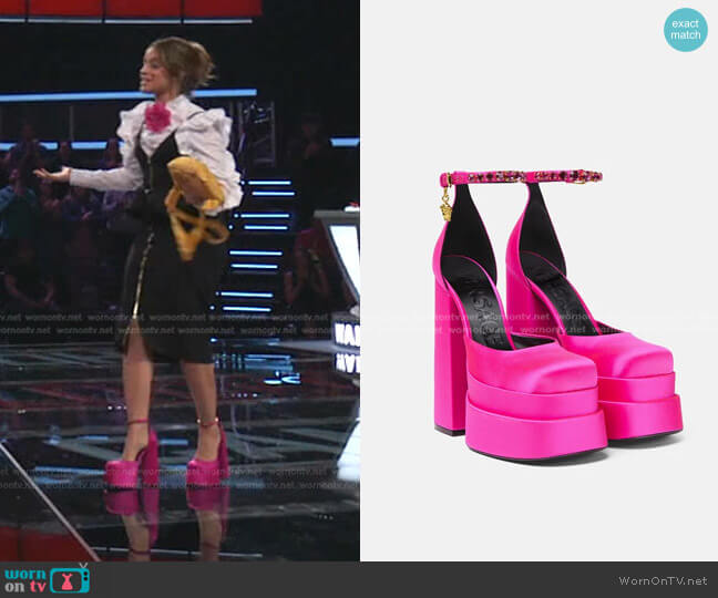 Versace Medusa Platform Pump worn by Camila Cabello on The Voice