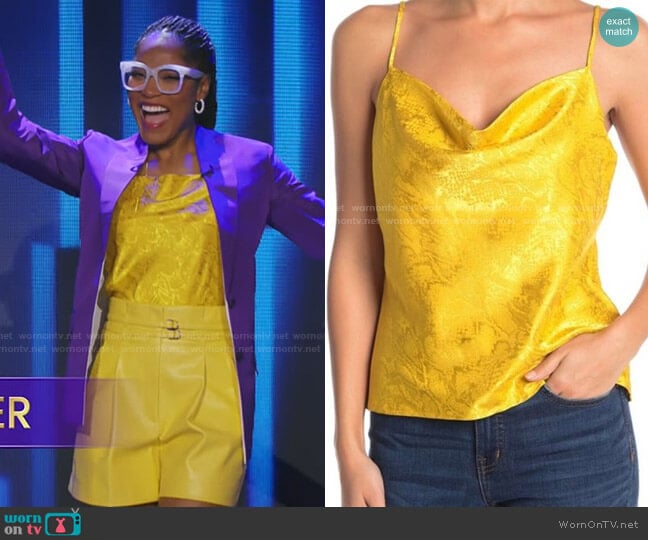 WAYF Snake Jacquard Cami worn by Keke Palmer on Password