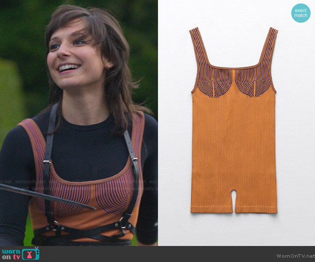 Zara Seamless Romper worn by Musa (Elisha Applebaum) on Fate The Winx Saga