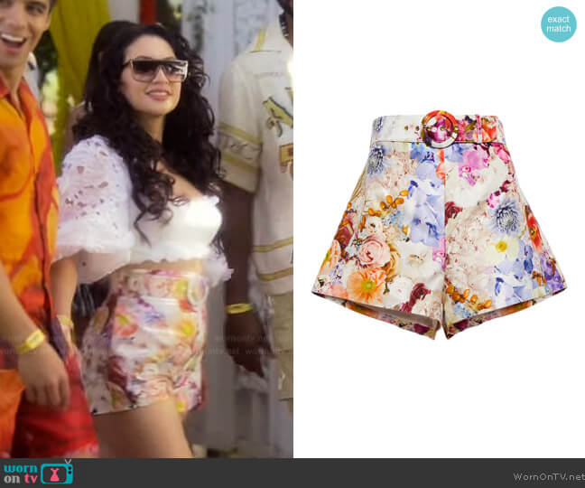 Zimmermann High-waisted short shorts worn by Ana Torres (Francia Raisa) on Grown-ish