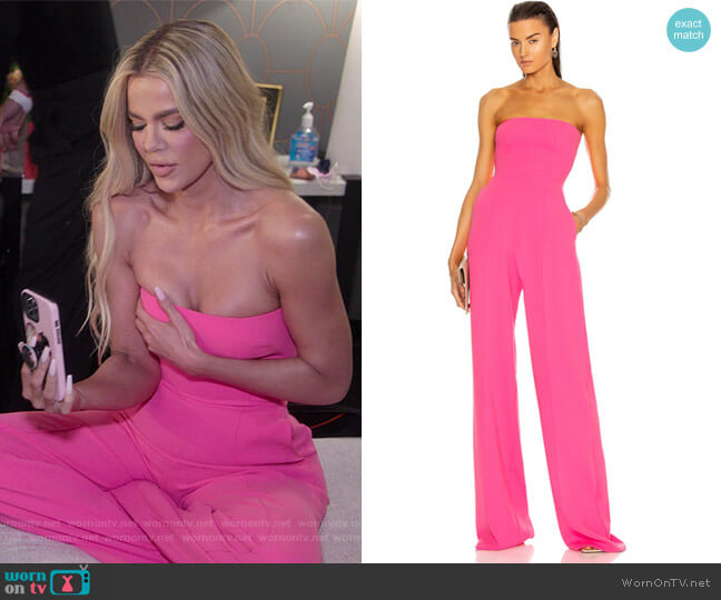 Alex Perry Mandel Jumpsuit worn by Khloe Kardashian (Khloe Kardashian) on The Kardashians