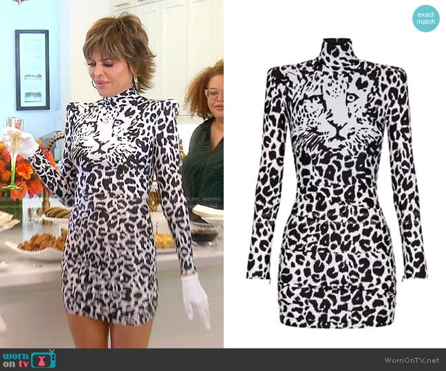Alex Perry Ryan Dress worn by Lisa Rinna on The Real Housewives of Beverly Hills