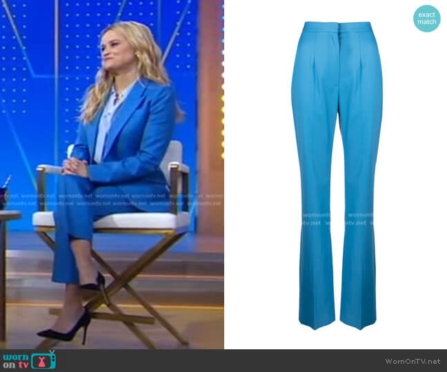 Alexander McQueen High-Waisted Wool Trousers