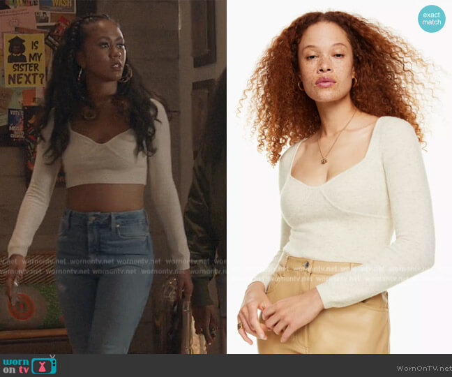 Wilfred Greer Sweater worn by Keisha McCalla (Netta Walker) on All American
