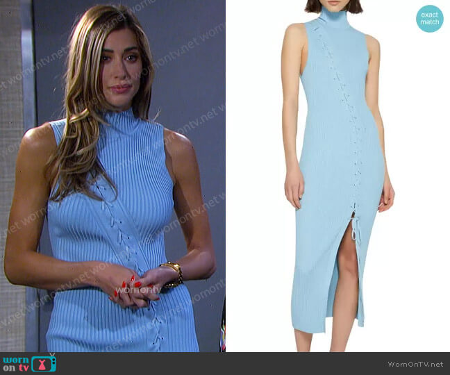 Jonathan Simkhai Ava Dress worn by Sloan Peterson (Jessica Serfaty) on Days of our Lives
