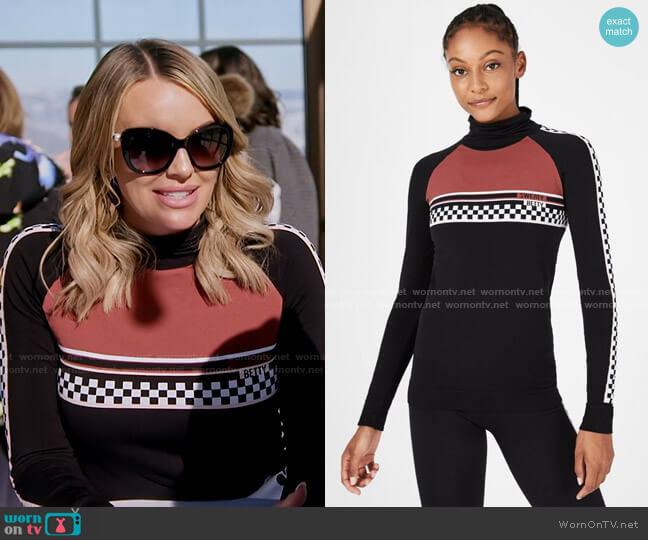 Sweaty Betty Betty Ski Base Layer Top worn by Whitney Rose on The Real Housewives of Salt Lake City