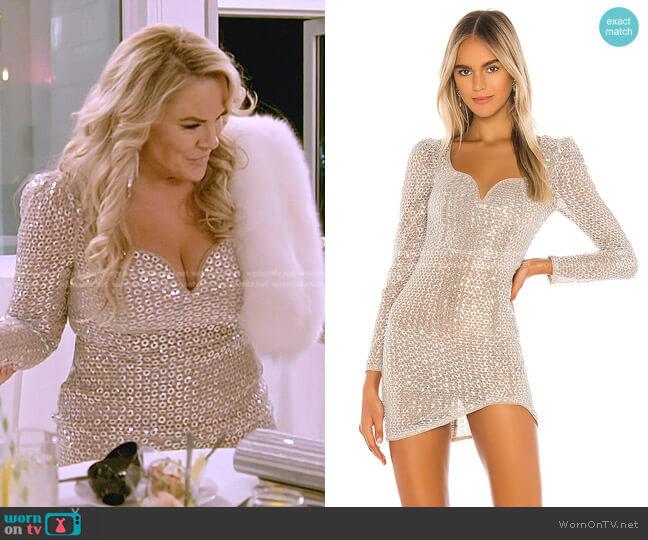 Camila Coelho Thalia Mini Dress worn by Heather Gay on The Real Housewives of Salt Lake City