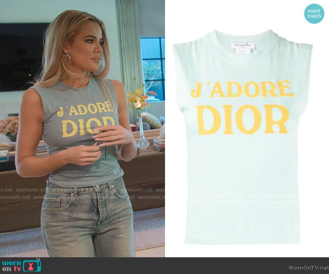 Dior J'Adore Vest worn by Khloe Kardashian (Khloe Kardashian) on The Kardashians
