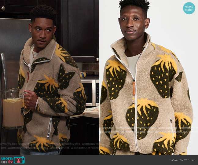 JW Anderson Zip Front Casual Jacket worn by Damon (Peyton Alex Smith) on All American Homecoming