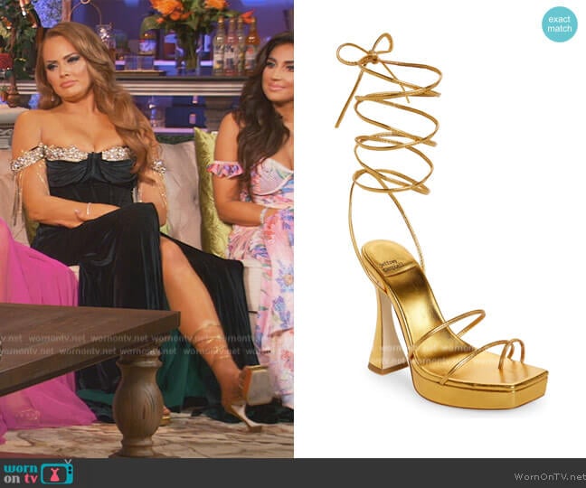 Jeffrey Campbell Prima Donna Platform Sandal worn by Kathryn Dennis on Southern Charm