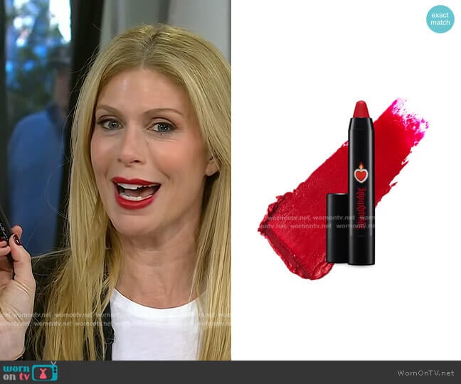 Reina Rebelde Bold Lip Color Stick in Brava worn by Jill Martin on Today