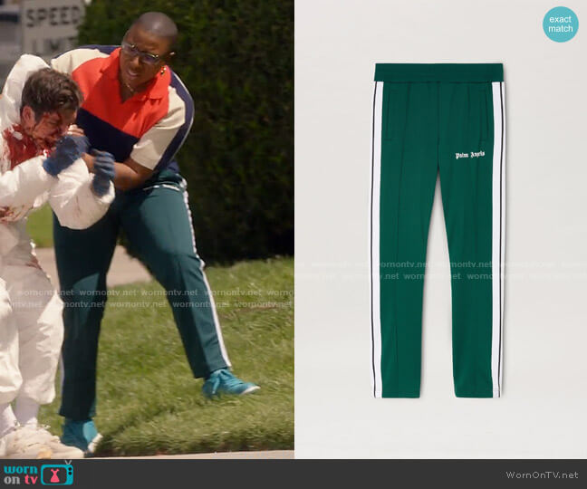 Palm Angels Logo Classic Track Pants worn by Henrietta Wilson (Aisha Hinds) on 9-1-1