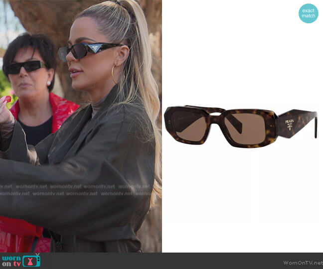 Prada PR17WS Sunglasses worn by Khloe Kardashian (Khloe Kardashian) on The Kardashians