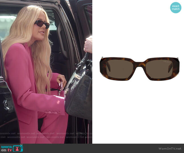 Prada Sculto Reo Irregular Rounded worn by Khloe Kardashian (Khloe Kardashian) on The Kardashians