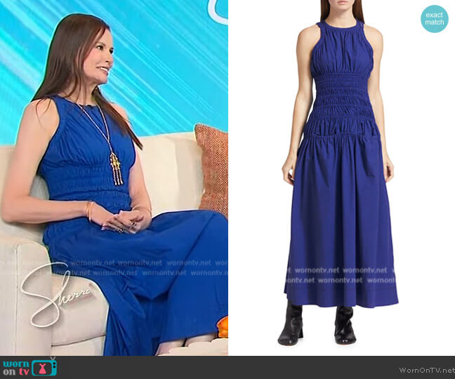 Proenza Schouler Poplin Sleeveless Midi Dress worn by Geena Davis on Sherri