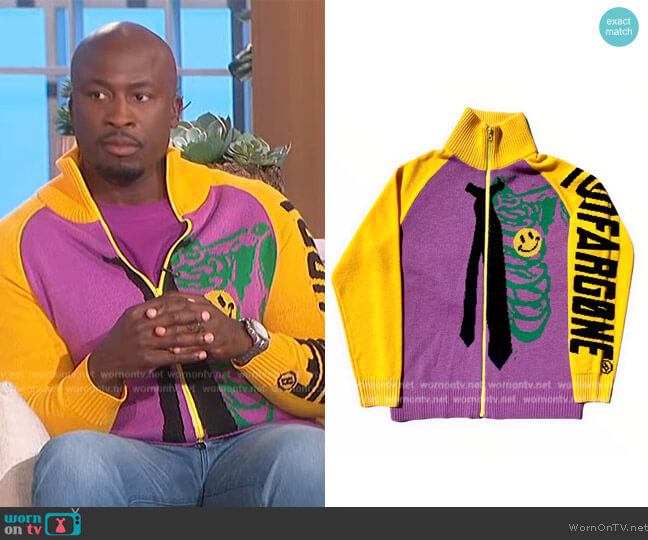 TooFarGone Repo Man Fleece Sweater worn by Akbar Gbajabiamila on The Talk