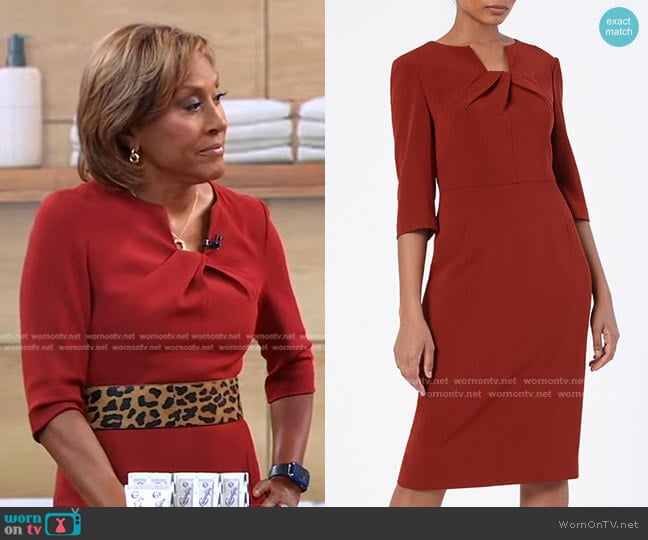 The Fold Waverley Dress worn by Robin Roberts on Good Morning America